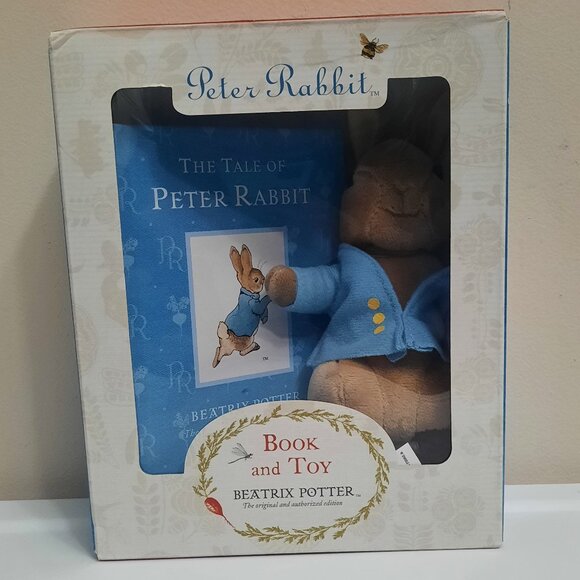 NWT❗️Peter Rabbit Book and Toy by Beatrix Potter - Picture 1 of 5